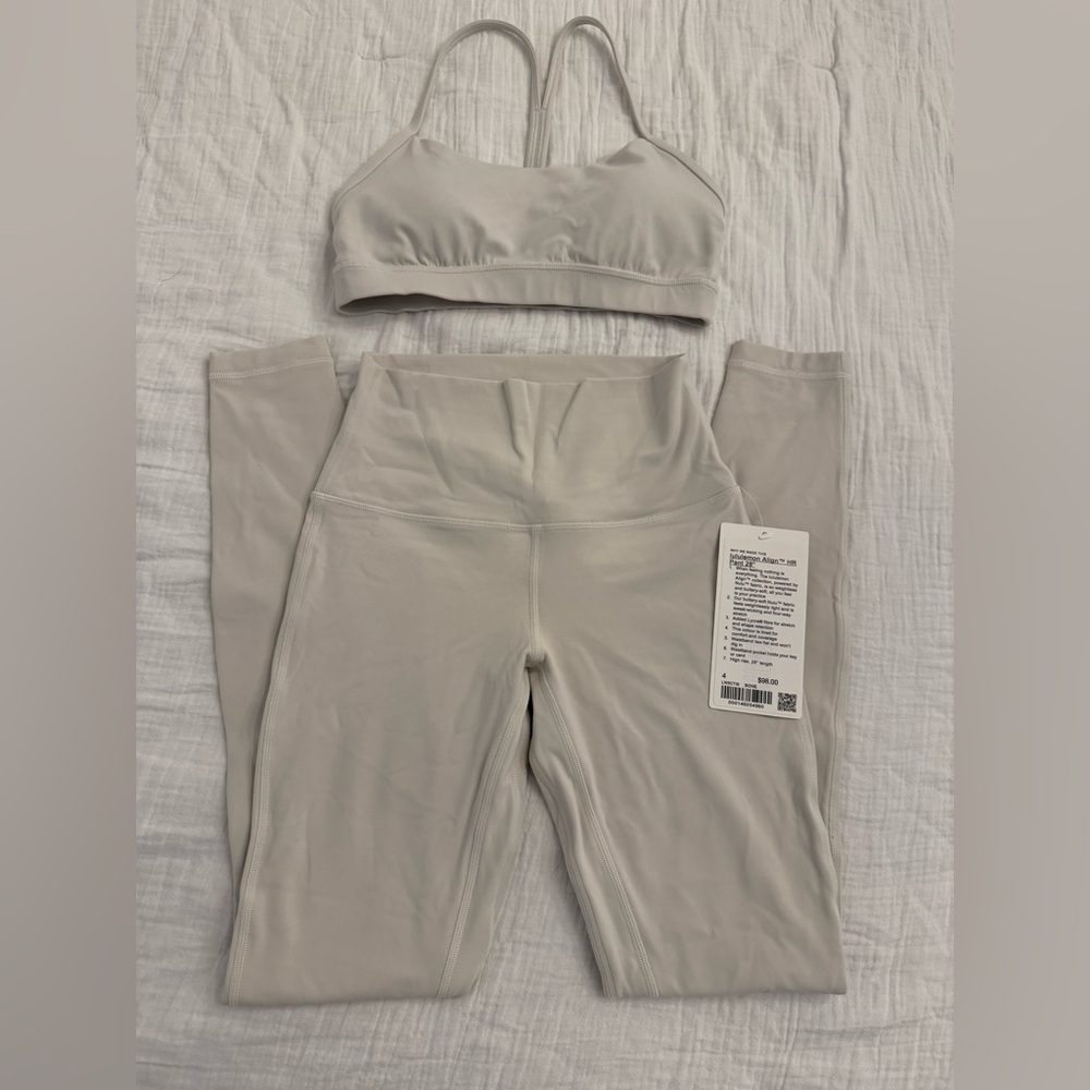 Lululemon align leggings and sports bra set